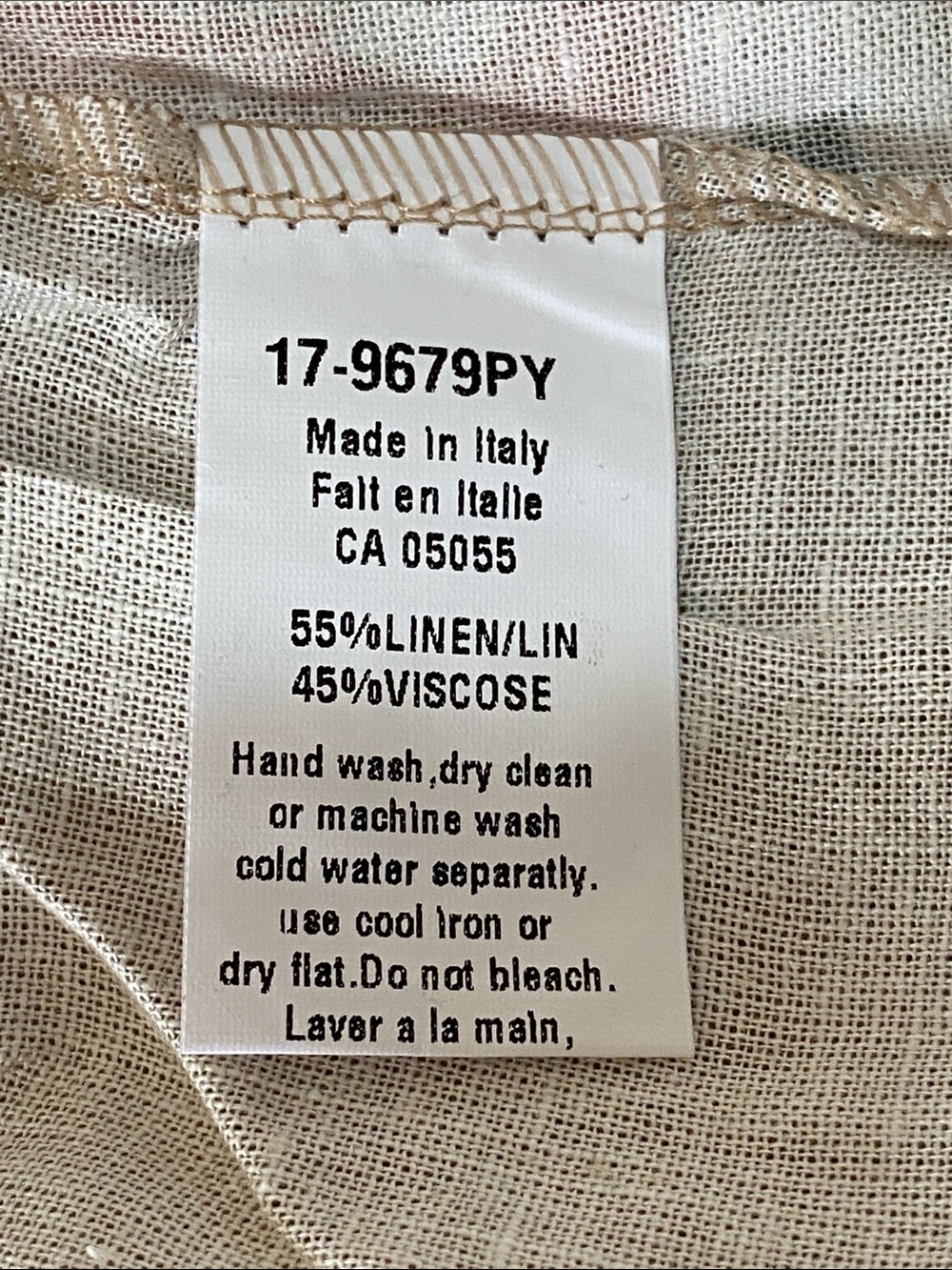 Floral Lightweight Linen blend Duster - Oat and Pink Floral - Picture 7 of 7